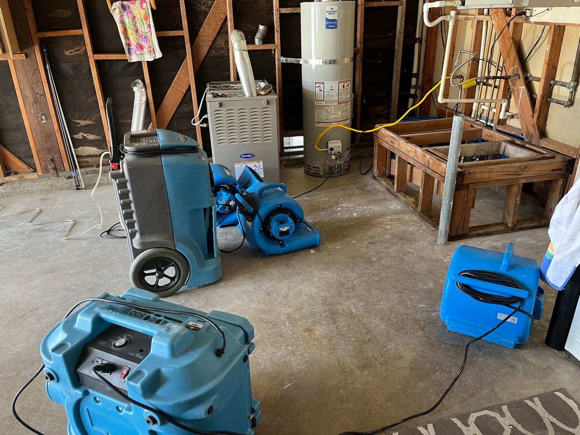 Swift Response to Water Heater Leak in Fontana