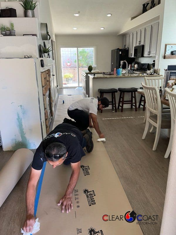 Professional Restoration Kickoff in Fontana
