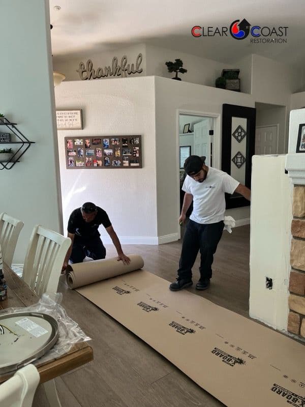 Professional Restoration Kickoff in Fontana